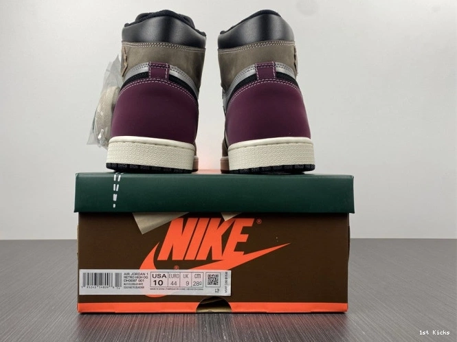 1st Kicks 1 Air OG Jordan Crafted Hand DH3097-001 High 0726